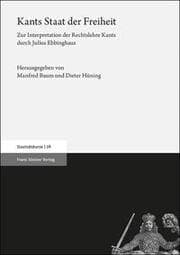 Cover von Kants Staat der Freiheit