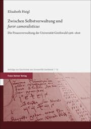 Cover von Zwischen Selbstverwaltung und 'furor cameralisticus'