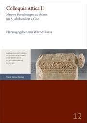 Cover von Colloquia Attica. Band 2