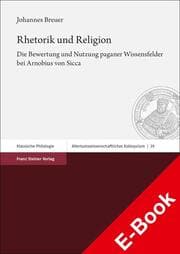 Cover von Rhetorik und Religion