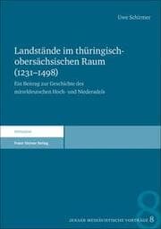 Cover von Landstände im thüringisch-obersächsischen Raum (1231-1498)