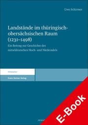 Cover von Landstände im thüringisch-obersächsischen Raum (1231-1498)