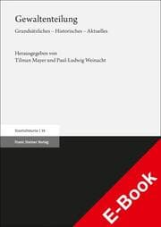 Cover von Gewaltenteilung
