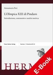 Cover von L''Olimpica' XIII di Pindaro