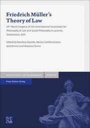 Cover von Friedrich Müller's Theory of Law