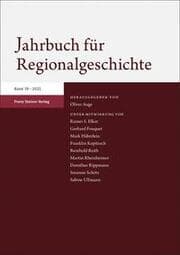 Cover von Jahrbuch für Regionalgeschichte 39 (2021)