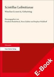 Cover von Scintillae Leibnitianae