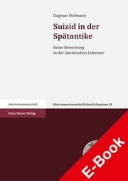 Cover von Suizid in der Spätantike