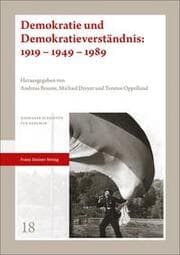 Cover von Demokratie und Demokratieverständnis: 1919 - 1949 - 1989