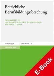 Cover von Betriebliche Berufsbildungsforschung