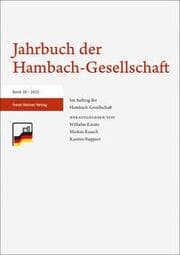 Cover von Jahrbuch der Hambach-Gesellschaft 28 (2021)
