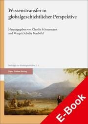 Cover von Wissenstransfer in globalgeschichtlicher Perspektive