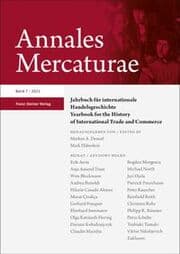 Cover von Annales Mercaturae 7 (2021)