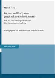 Cover von Formen und Funktionen griechisch-römischer Literatur