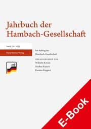 Cover von Jahrbuch der Hambach-Gesellschaft 29 (2022)