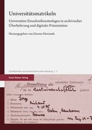 Cover von Universitätsmatrikeln