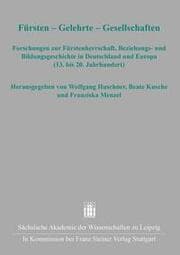 Cover von Fürsten - Gelehrte - Gesellschaften