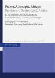 Cover von France, Allemagne, Afrique / Frankreich, Deutschland, Afrika