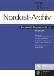 Cover von Nordost-Archiv 33 (2024)