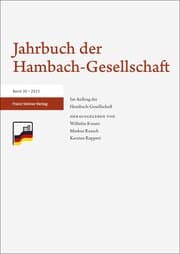 Cover von Jahrbuch der Hambach-Gesellschaft 30 (2023)