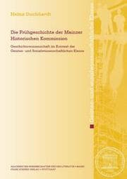 Cover von Die Frühgeschichte der Mainzer Historischen Kommission