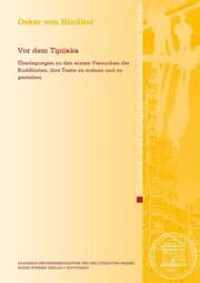 Cover von Vor dem Tipitaka
