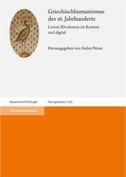 Cover von Griechischhumanismus des 16. Jahrhunderts