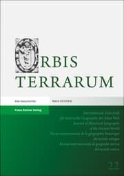 Cover von Orbis Terrarum 22 (2024)