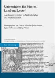 Cover von Universitäten für Fürsten, Land und Leute?