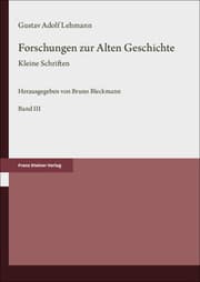 Cover von Forschungen zur Alten Geschichte 3
