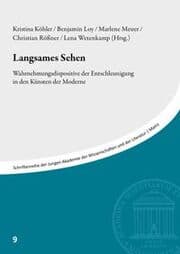 Cover von Langsames Sehen