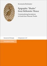 Cover von Epigraphic Shades from Hellenistic Thrace
