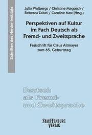 Cover von Perspektiven auf Kultur im Fach Deutsch als Fremd -und Zweitsprache