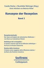 Cover von Rezeptionsästhetik / Esthétique de la réception / Estetica della recezione