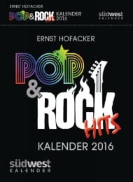 Cover von Pop & Rock Hits Kalender 2016