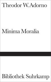 Cover von Minima Moralia