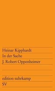 Cover von In der Sache J. Robert Oppenheimer