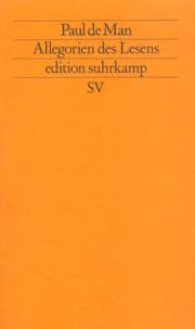 Cover von Allegorien der Lektüre
