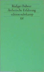 Cover von Ästhetische Erfahrung