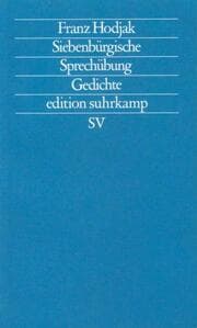 Cover von Siebenbürgische Sprechübung