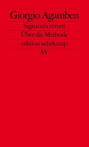 Cover von Signatura rerum