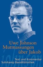 Cover von Mutmassungen über Jakob