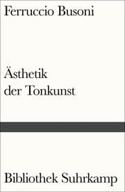 Cover von Entwurf einer neuen Ästhetik der Tonkunst
