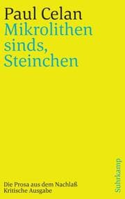 Cover von 'Mikrolithen sinds, Steinchen'
