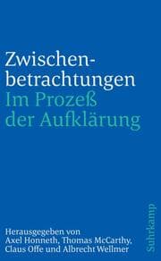 Cover von Zwischenbetrachtungen