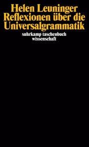 Cover von Reflexionen über die Universalgrammatik