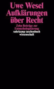 Cover von Aufklärungen über Recht