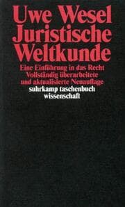 Cover von Juristische Weltkunde