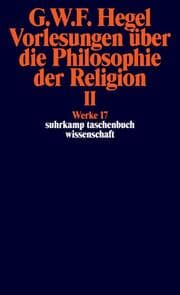 Cover von Vorlesungen über die Philosophie der Religion II