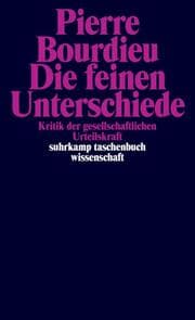 Cover von Die feinen Unterschiede